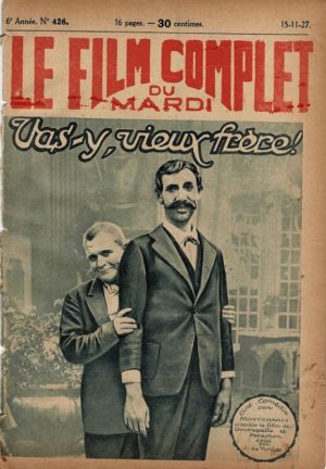 Vas-y vieux frère! Mellem muntre musikanter Doublepatte & Patachon Fyrtårnet og Bivognen Le Film Complet 1927 French movie magazine (3)