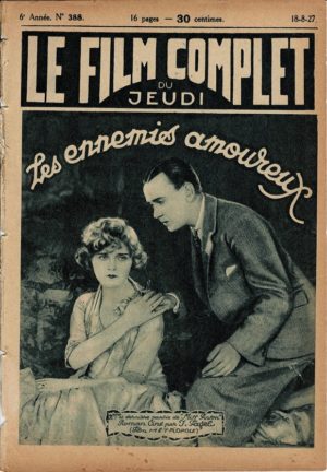 les ennemies amoureux Le Film Complet 1927 French movie magazine (4)