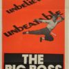 Bruce Lee the Big Boss Australian daybill movie poster
