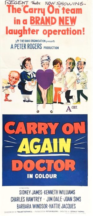 Carry On Again Doctor Australian Daybill Movie Poster 12