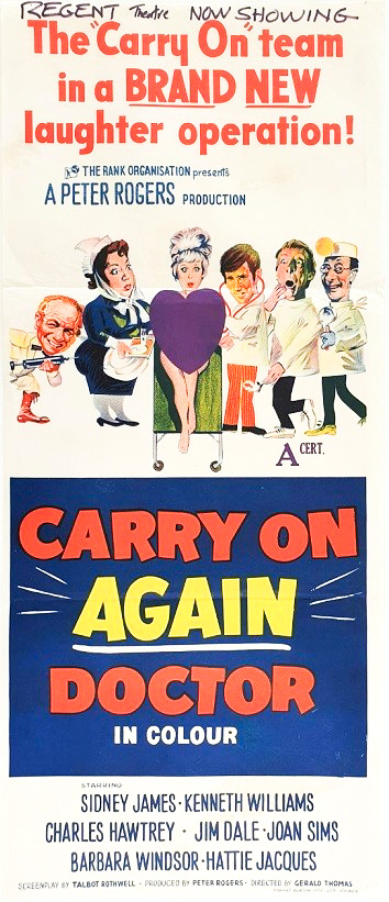 Carry On Again Doctor Australian Daybill Movie Poster 12 Carry On Again Doctor Australian Daybill Movie Poster 12