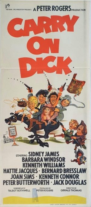 Carry On Dick Australian daybill movie poster with Sid James (19)