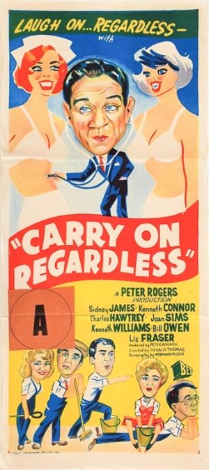 Carry On Screaming Australian Daybill Movie Poster 53