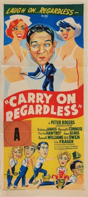 Carry On Regardless Australian Daybill Movie Poster (53)