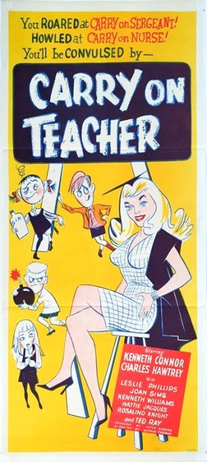 Carry On Teacher Australian Daybill Movie Poster 11