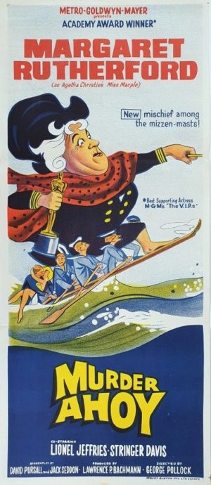 Murder Ahoy Margaret Rutherford Australian daybill movie poster (5)