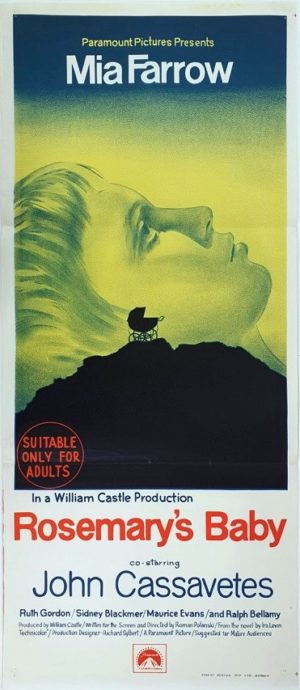 Rosemary's Baby Australian daybill movie poster (6)