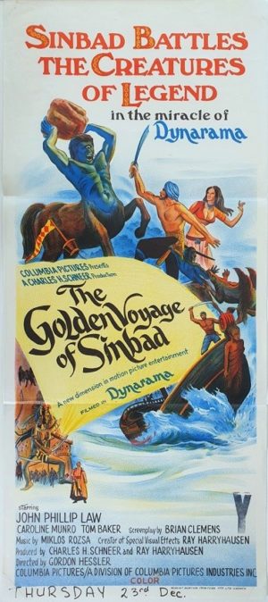 The Golden Voyage of Sinbad Australian daybill movie poster (26)