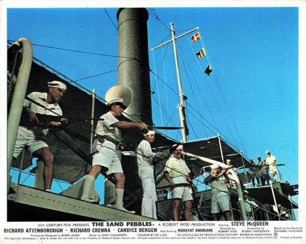 The Sand Pebbles Uk Foh Card Still 8 X 10 With Steve Mcqueen (1)