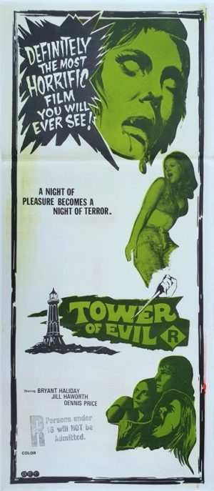 Tower of Evil Australian daybill movie poster (39)