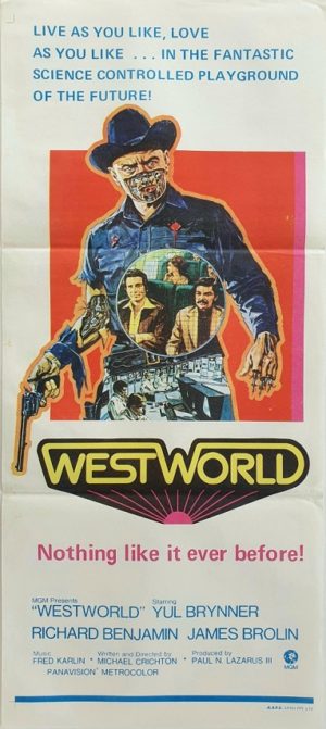 Westworld Australian Daybill movie poster (2)