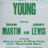 You're never too young Australian daybill movie poster with Dean Martin and Jerry Lewis (3)