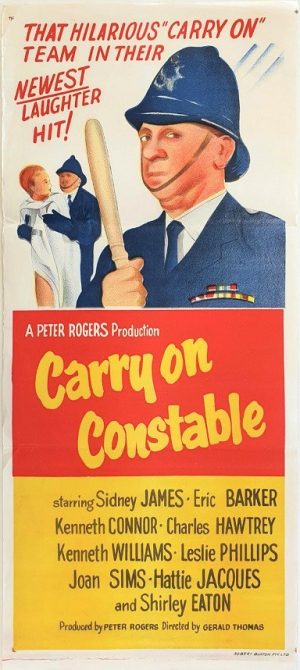 Carry On Constable Australian Daybill Movie Poster 27