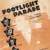 Footlight Parade Us Film Sheet Music With James Cagney And Joan Blondell