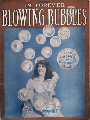 I'm Forever Blowing Bubbles Us Sheet Music 1919 (2)