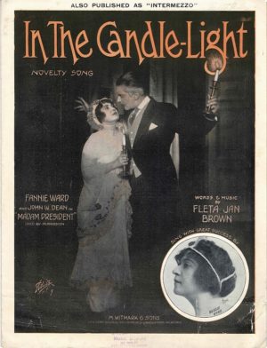 In The Candle Light Us Sheet Music 1918 (2)