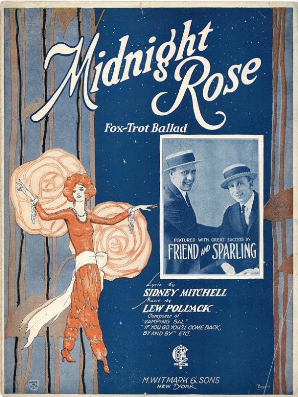 Midnight Rose Us Sheet Music 1918 (2)