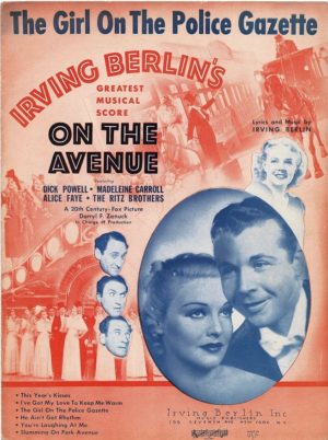 On The Avenue Us Film Sheet Music (22)