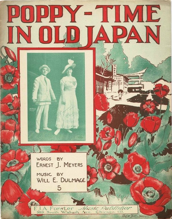 Poppy Time In Old Japan Us Sheet Music 1915 (2)