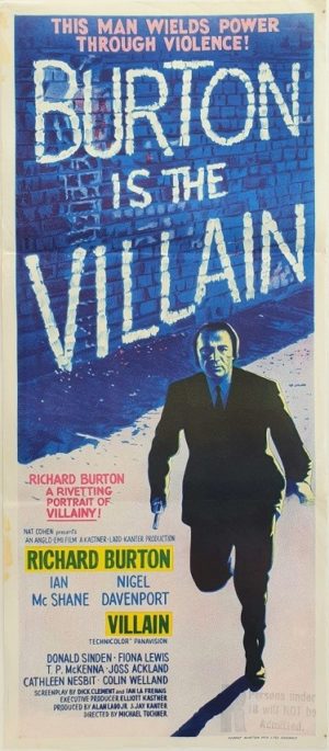 Richard Burton The Villain Australian Daybil Movie Poster (6)