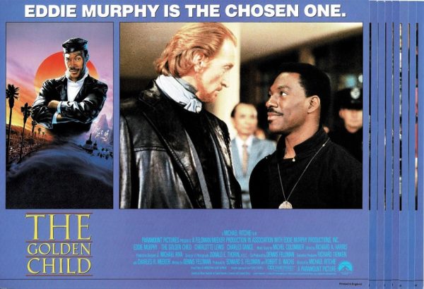 The Golden Child Uk Lobby Card Set With Eddie Murphy (3)