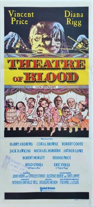 Theatre Of Blood Australian Daybil Movie Poster (8)