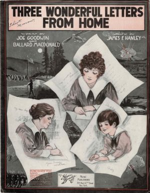 Three Wonderful Letters From Home Us Sheet Music 1918 (2)
