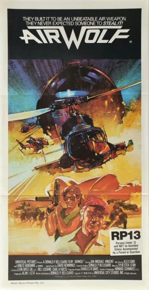 Airwolf Australian Daybill Movie Poster (18)