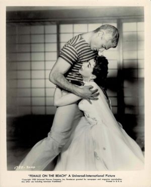 Joan Crawford And Jeff Chandler Us Still 8x10 Female On The Beach