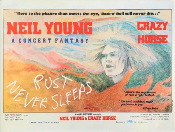 Neil Young Crazy Horse Rust Never Sleeps Uk Quad Poster (7)