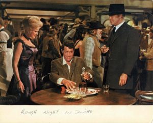 Rough Night In Jericho German Lobby Card With Dean Martin And George Peppard