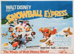 Walt Disney Snaowball Express And Saludos Amigos Uk Quad Poster (16)