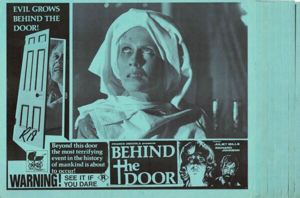 Beyond The Door Behind The Door Australian Lobby Card Set 1974