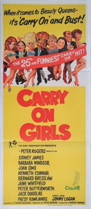 Carry On Girls Australian Daybill Film Movie Poster (9)