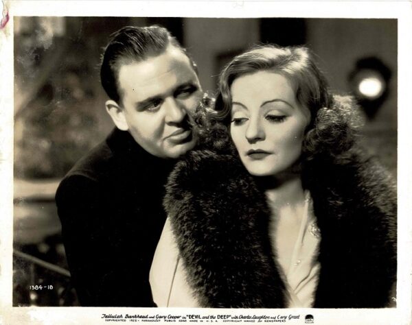 Devil And The Sea Gary Cooper, Charles Laughton And Tallulah Bankhead 1932 Us Still 8x10 (4)