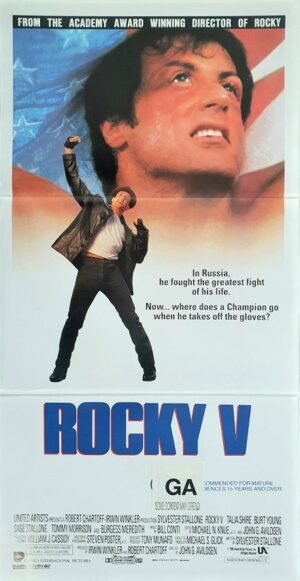 Rocky V 5 Australian Daybill Movie Poster (2)