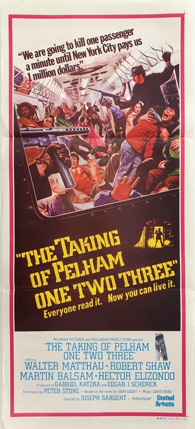 The Taking Of Pelham 1 2 3 Australian Daybill Poster (1)