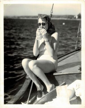 Virginia Grey Sailing Mgm 1940's Us Still