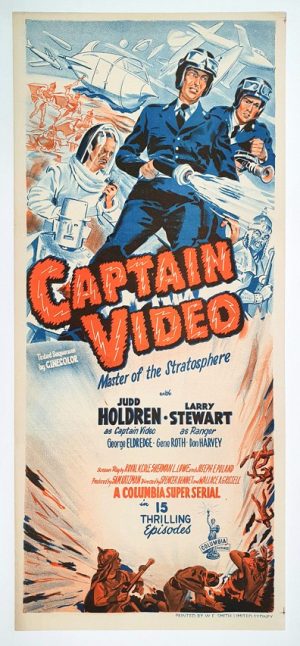 Captain Video Sci Fi Australian Daybill Movie Poster 1951 1