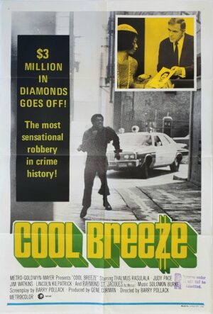 Cool Breeze Australian Blaxploitation One Sheet Movie Poster