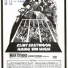 Hang Em High Australian Press Sheet Clint Eastwood (1)