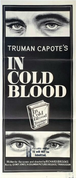 In Cold Blood Truman Capote's Australian Daybill Poster (2)