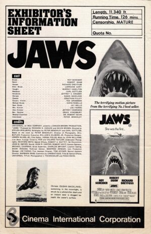 Jaws Australian Exhibitor Information Sheet (1)