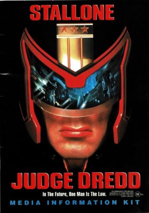 Judge Dredd Australian Media Info Kit With Sylvester Stallone Photograph Inside (3)