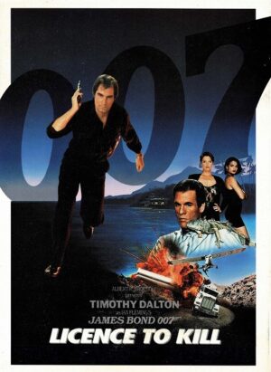 Licence To Kill Small Fold Out Brochure James Bond 007 (1)