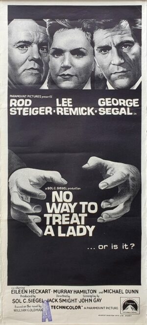 No Way To Treat A Lady Australian Daybill Movie Poster (16)