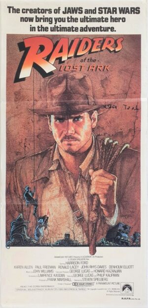 Raiders Of The Lost Ark Indiana Jones Australian Daybill Movie Poster (6)
