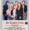 St Elmo's Fire Us One Sheet Movie Poster New Zealand Used (3)