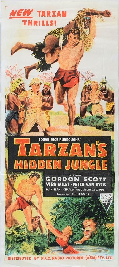Tarzan's Hidden Jungle Australian Daybill Movie Poster (3)