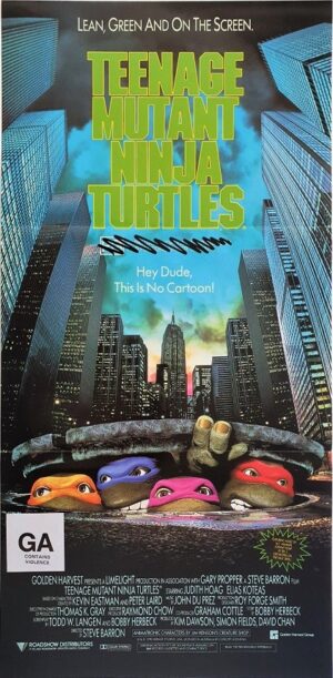 Teenage Mutant Ninja Turtles Australian Daybill Movie Poster (2)